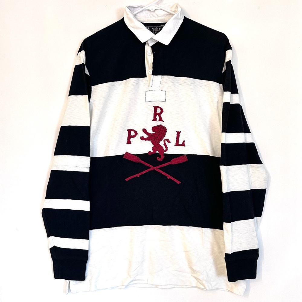 🦖POLO BY RALPH LAUREN MEN’S BOATHOUSE LONG SLEEVE SHIRT size-M